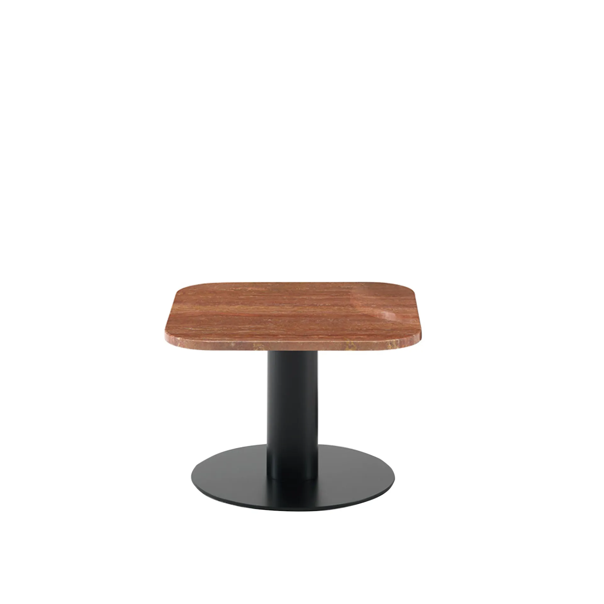 Goya Small Table 50 x 50 cm - Travertino Rosso - Arflex - NO GA