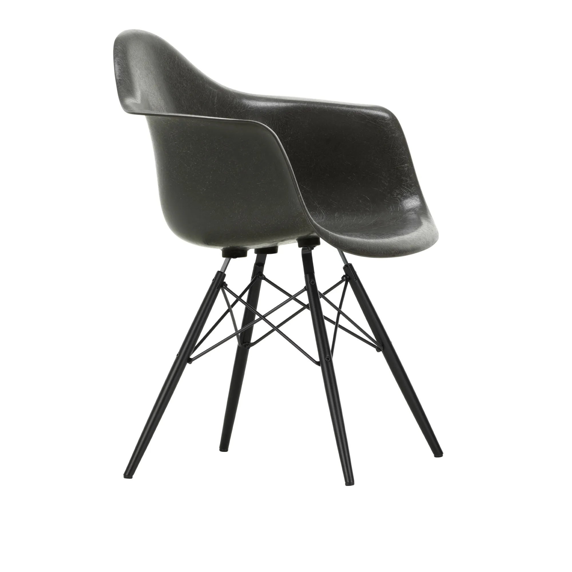 Eames Fiberglass Armchair DAW stol - 1