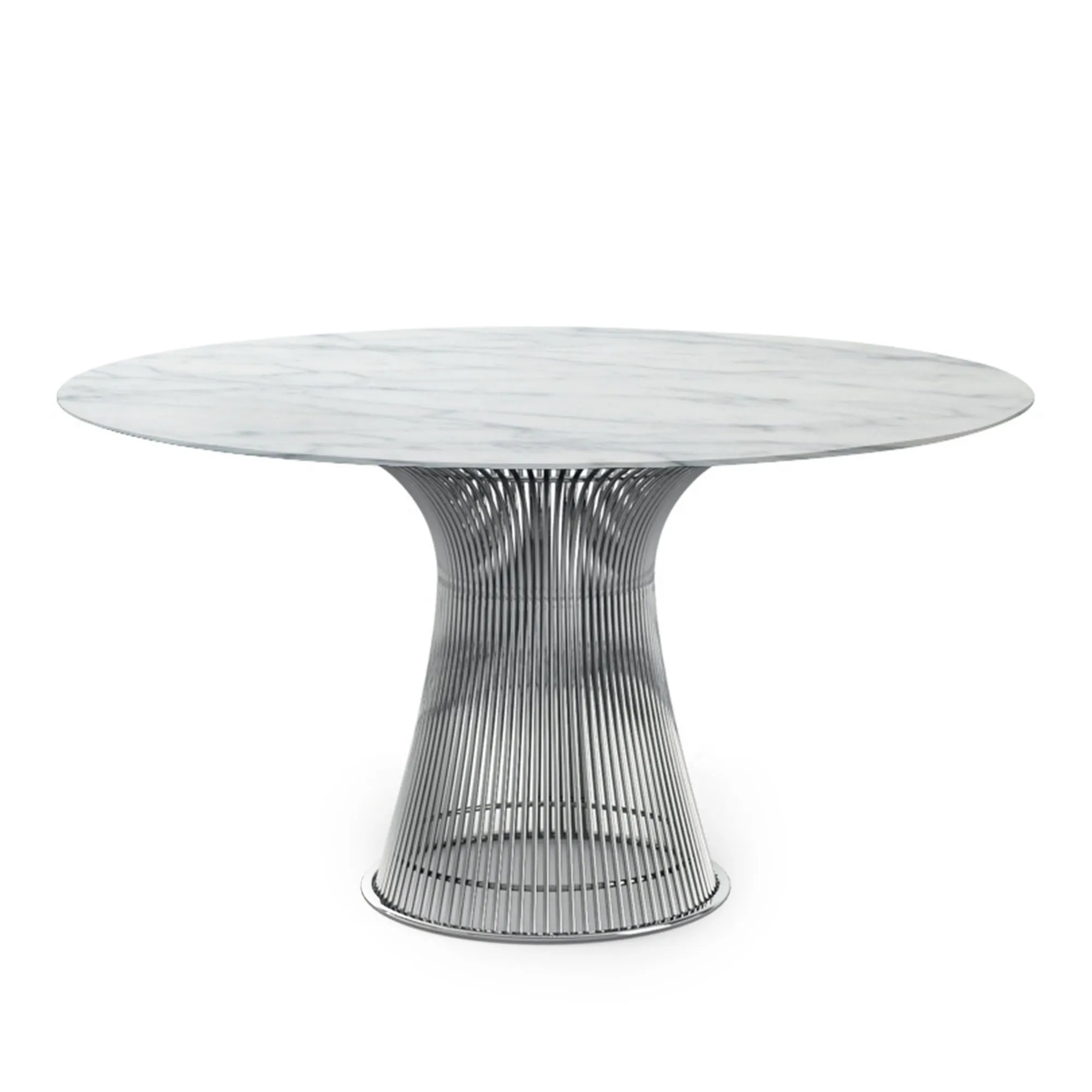 Platner matbord polerad nickel - 1
