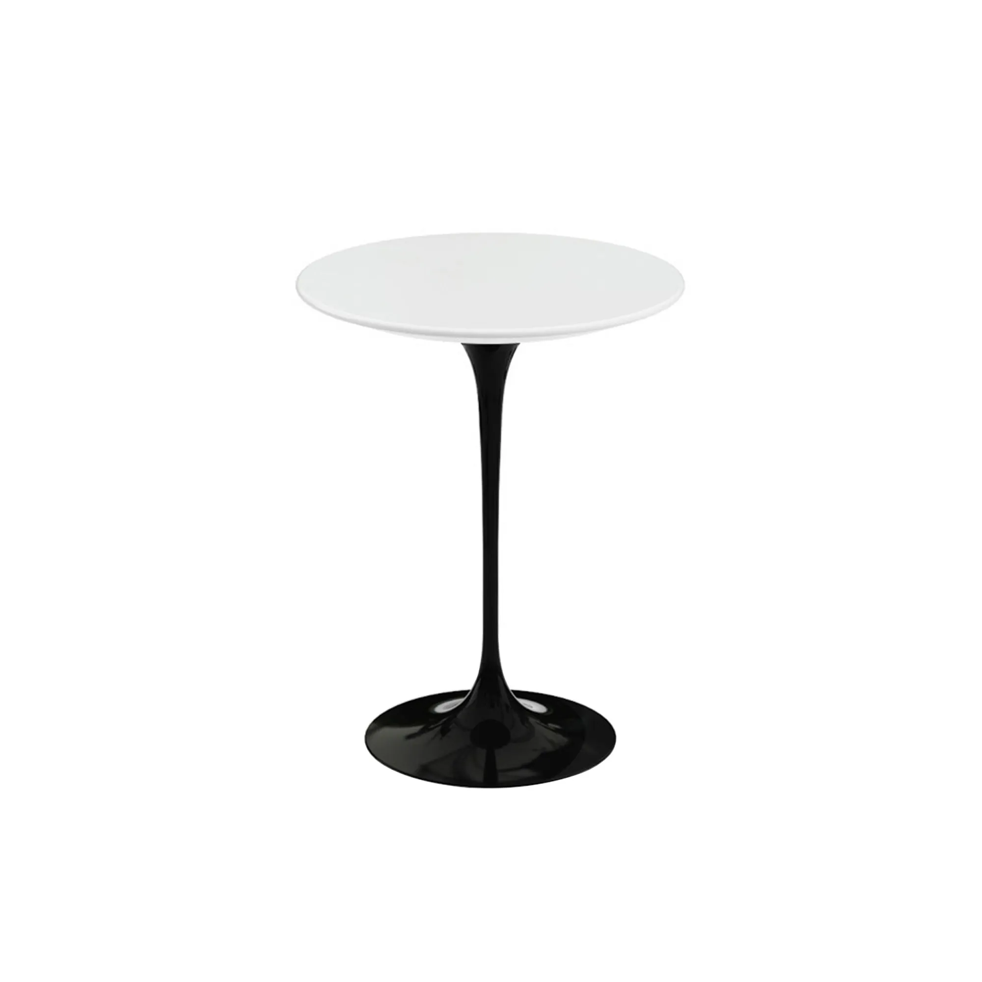 Saarinen Round sidobord Ø 41 cm Black - 1