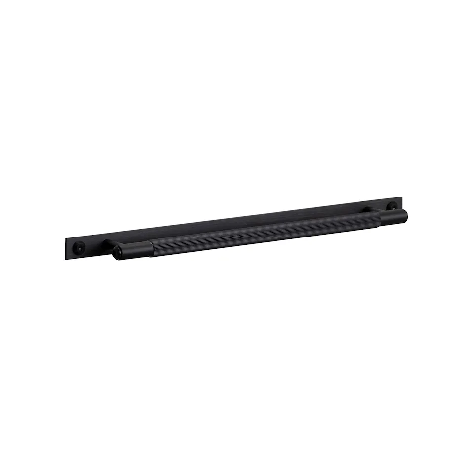 Pull Bar Plate Linear Medium Black