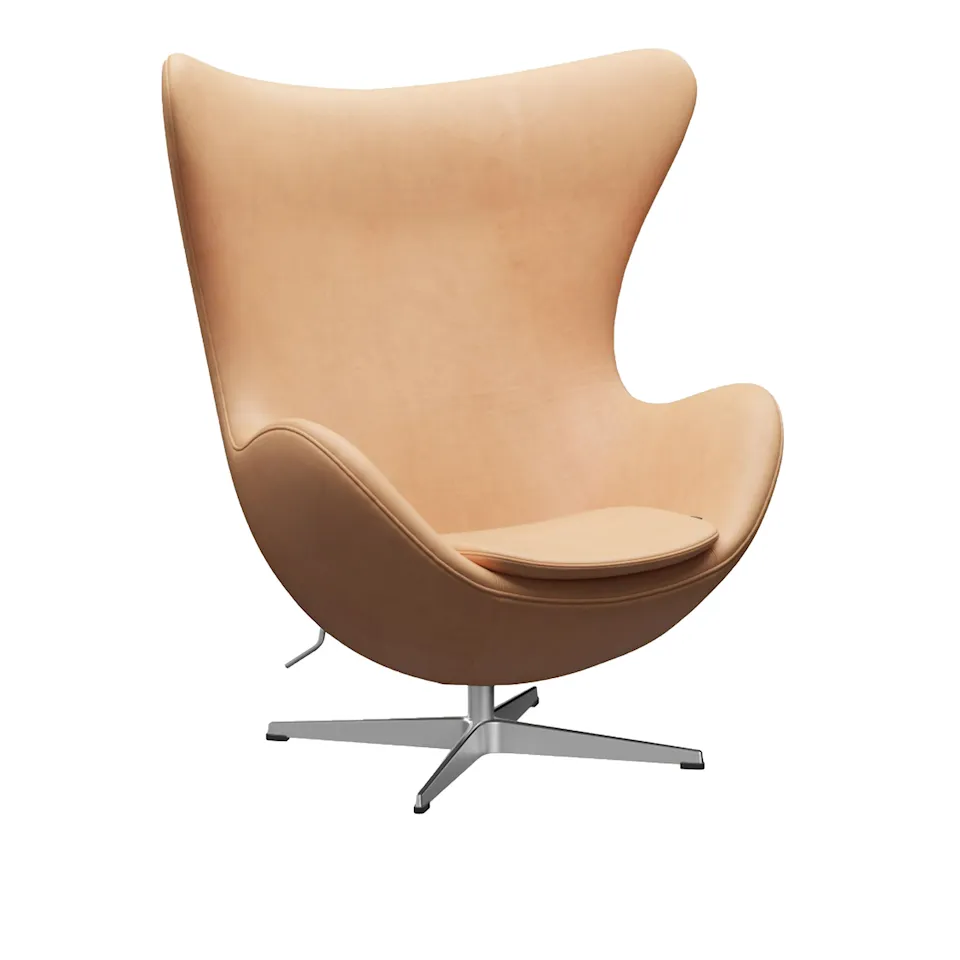 3316 Ägget fåtölj Satin Polished