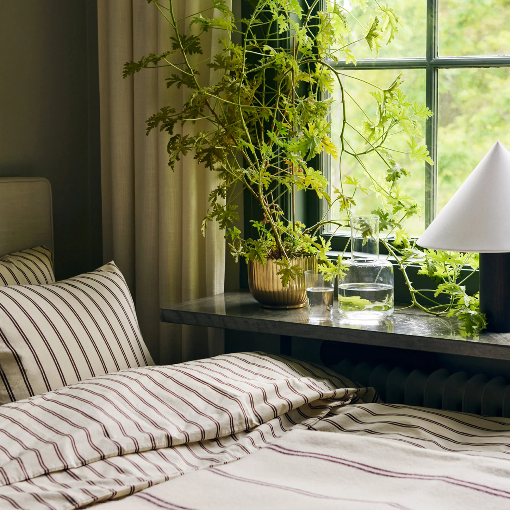 Percale Hopper Stripes påslakan - 3