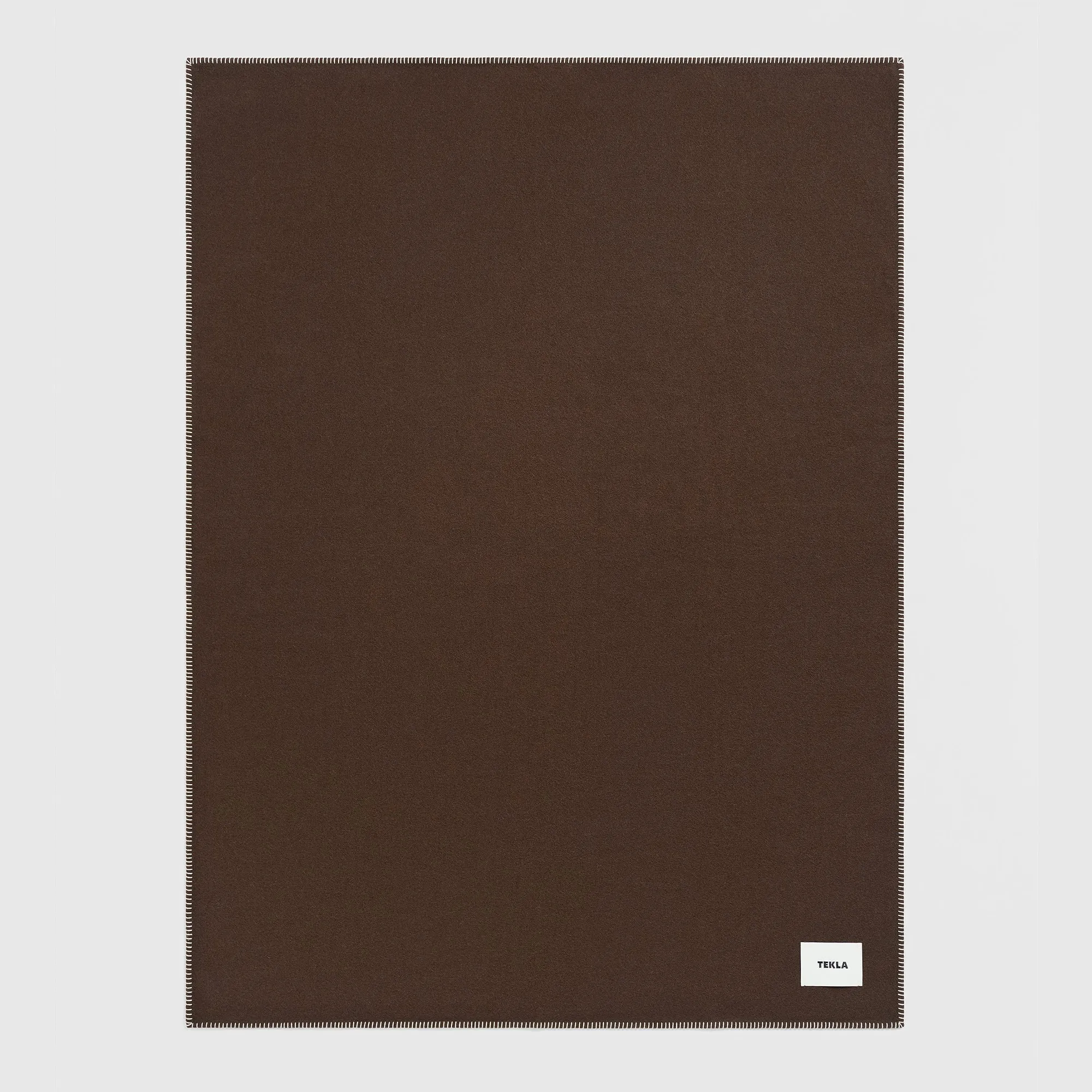 Walnut lammullspläd - 3