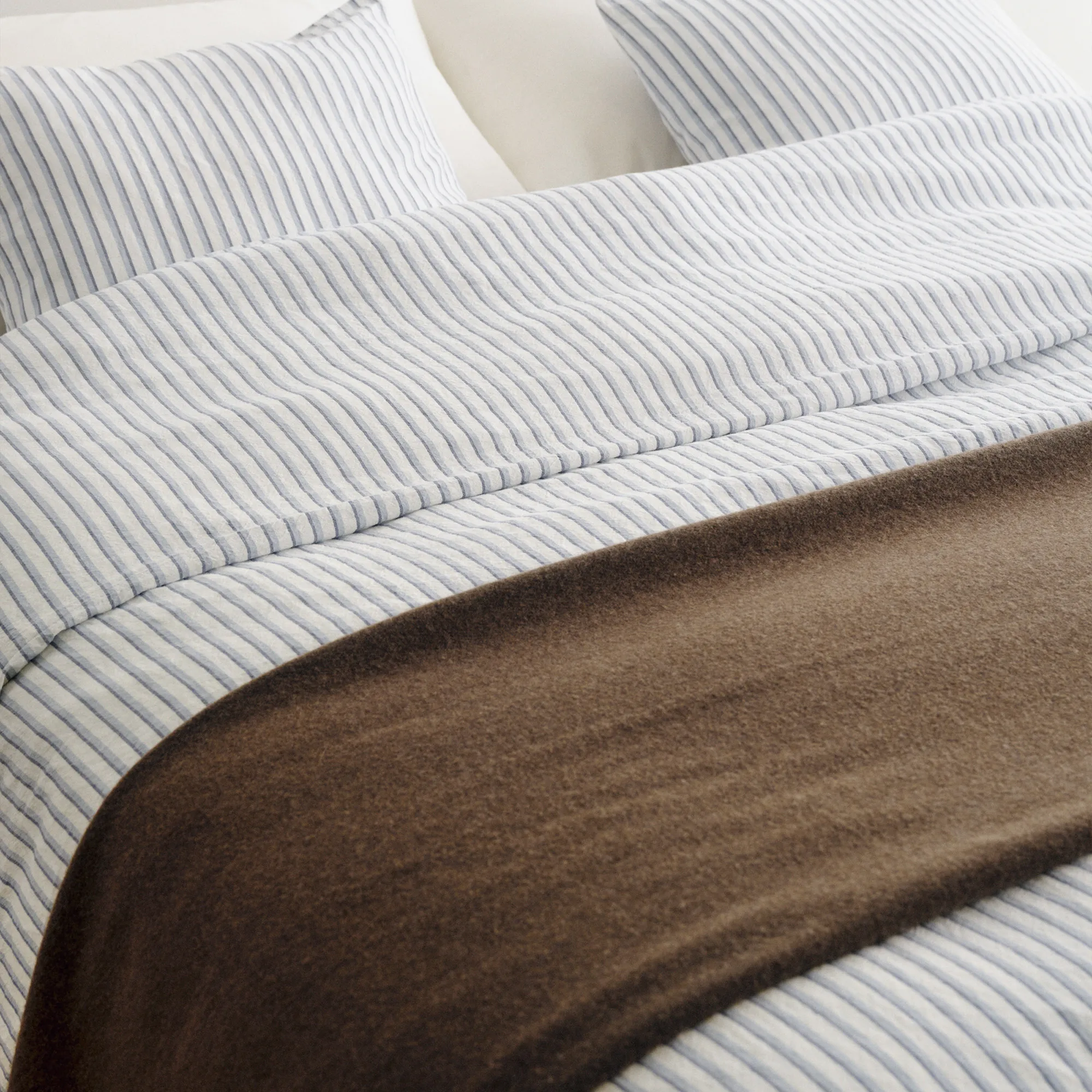 Linen Blend Stripes dra-på-lakan - 3