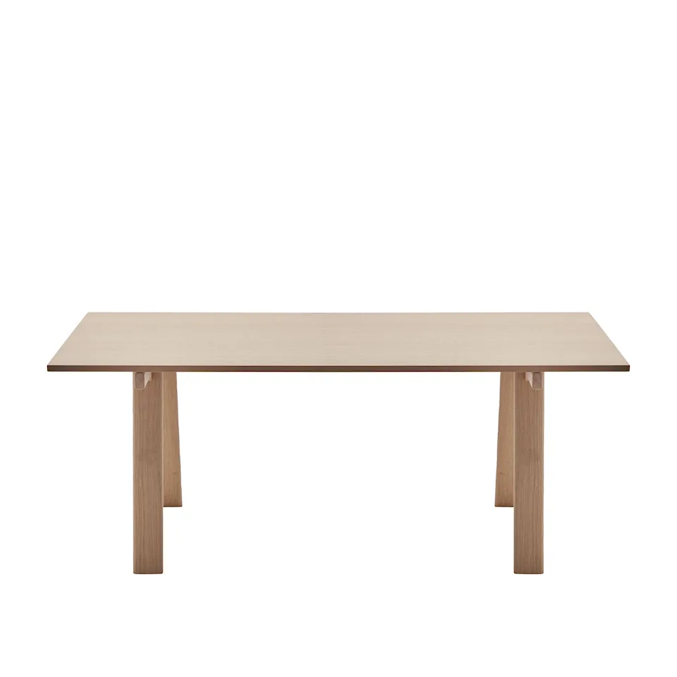 Ambrosiano Table, Natural Oak, Top Natural Oak