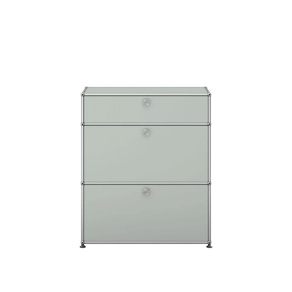 USM Haller 51 storage unit, Light Gray