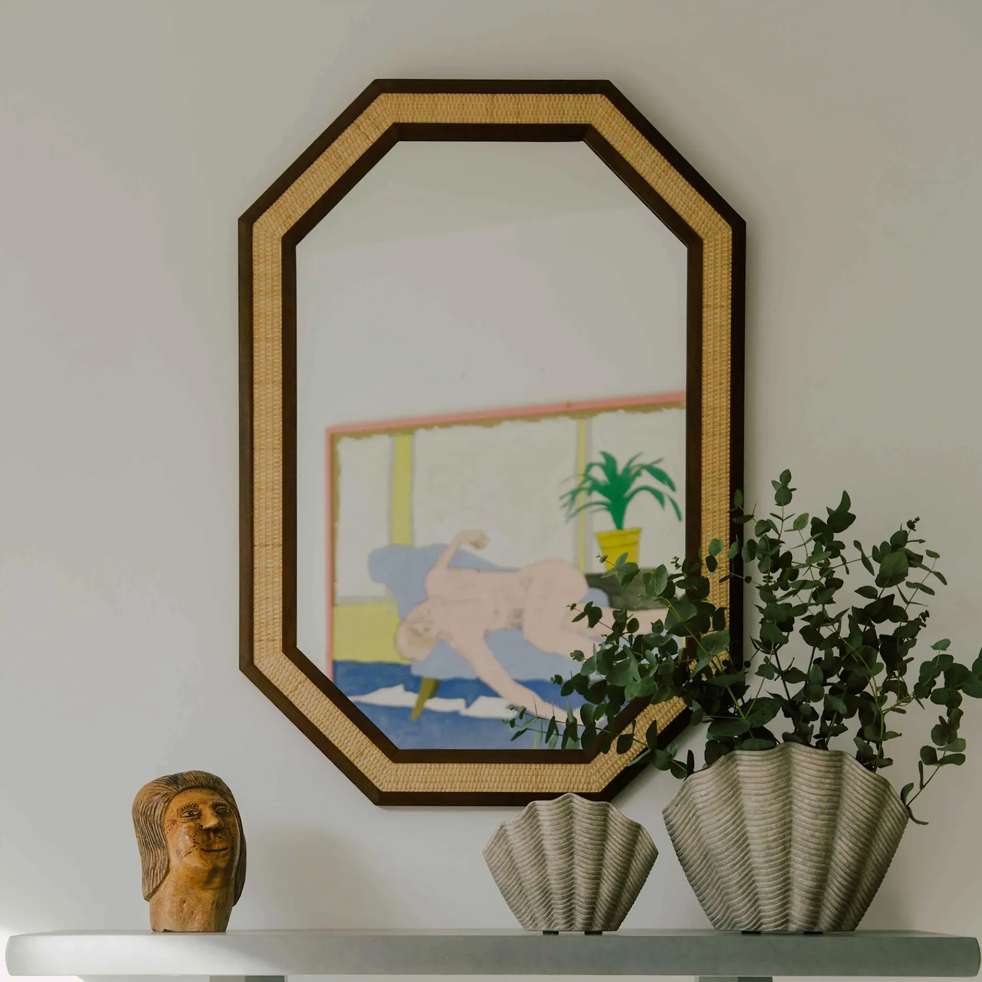 Rattan Mirror Small - Dusty Deco - Edin & Lina Kjellvertz - NO GA