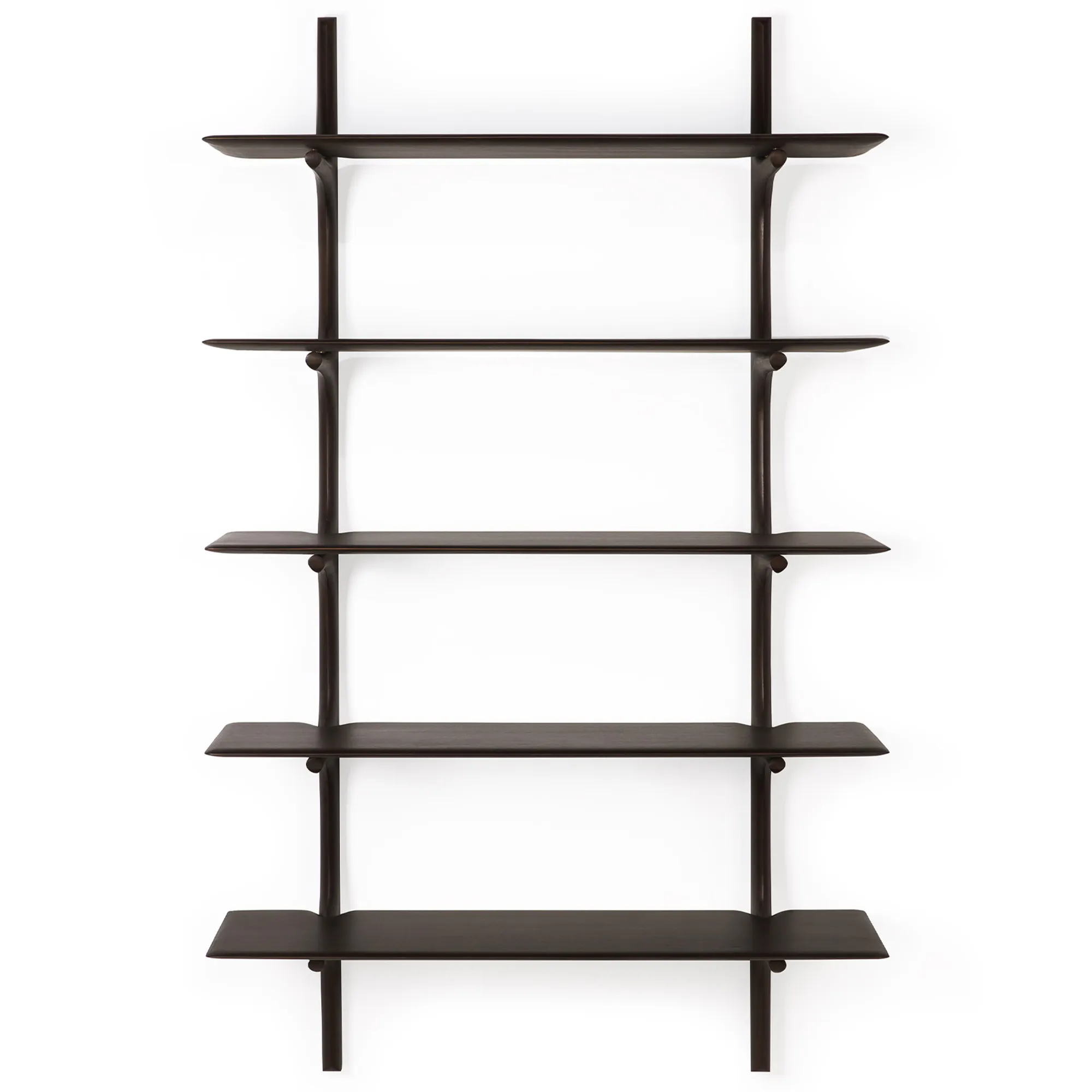 PI Wall Shelf Mahogany Dark Brown - 1