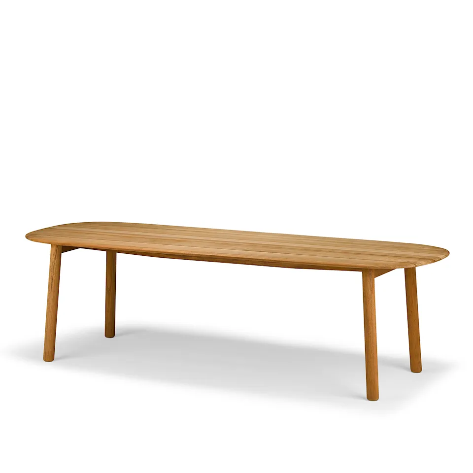 Mbrace Dining Table 270 cm Natural Finish Teak