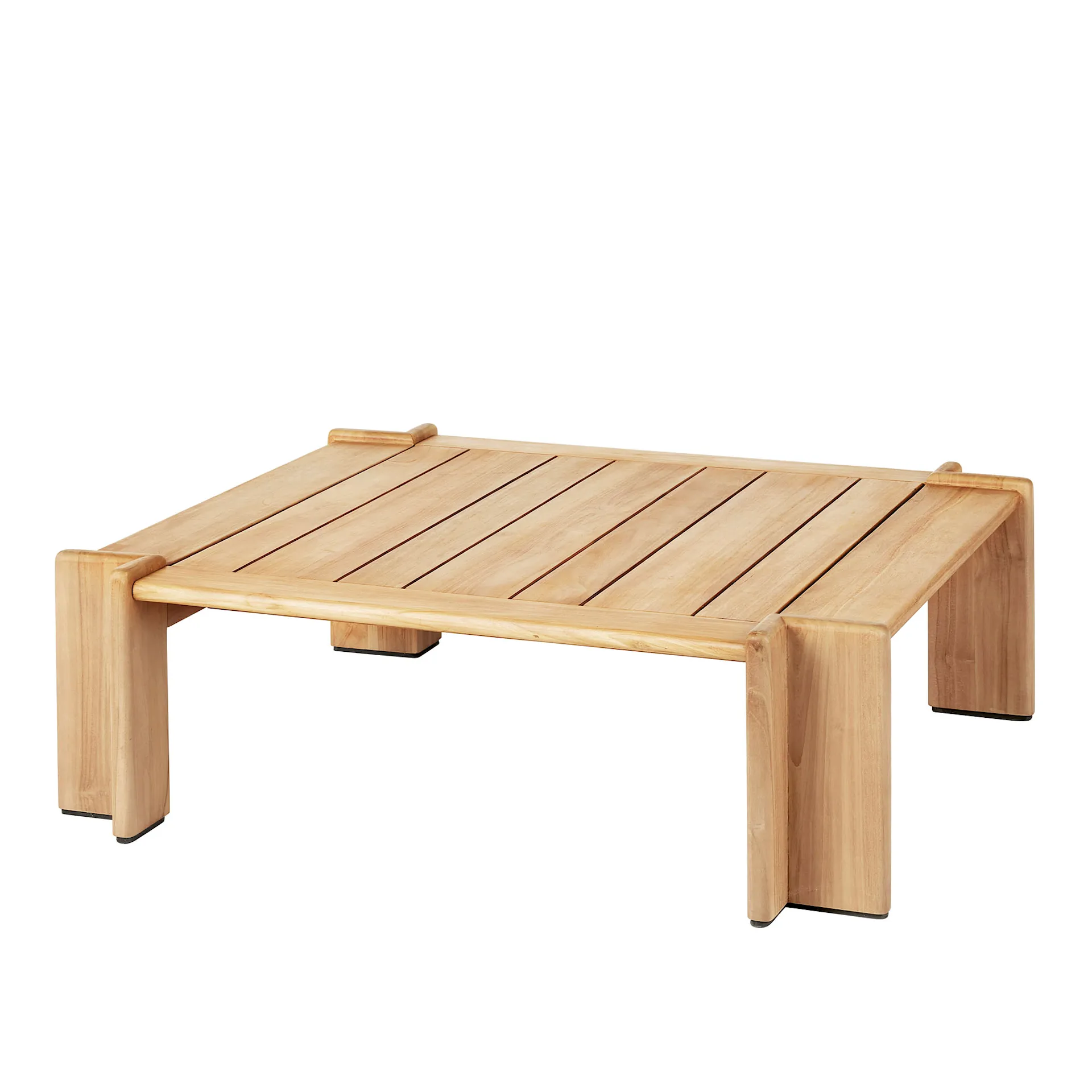 Atmosfera Coffee Table, 113x100 cm, Base Natural teak - Gubi - NO GA