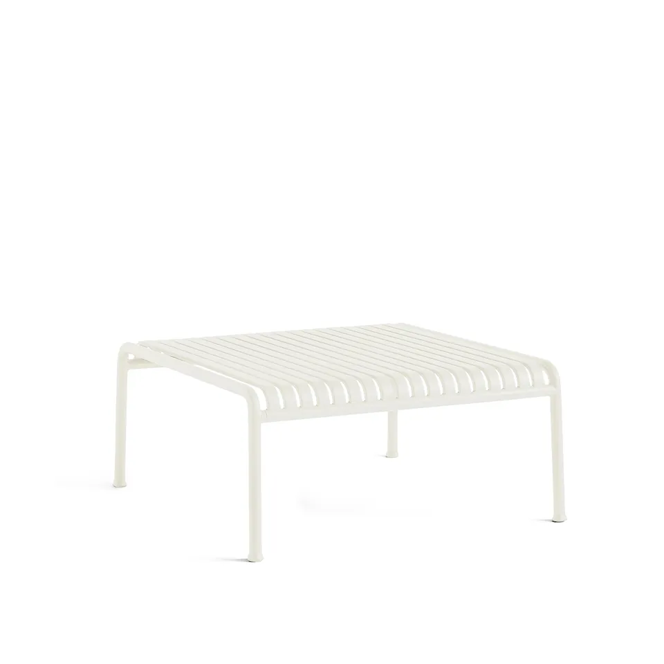 Palissade lågt trädgårdsbord  81,5 x 86 - Cream White