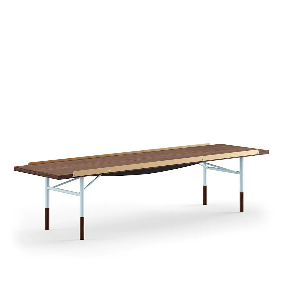 Table Bench bänk Small med mässingskanter