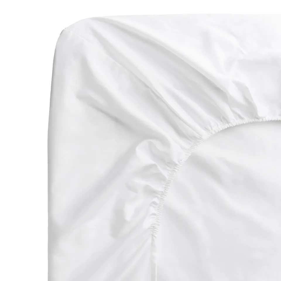 Percale Crisp White dra-på-lakan
