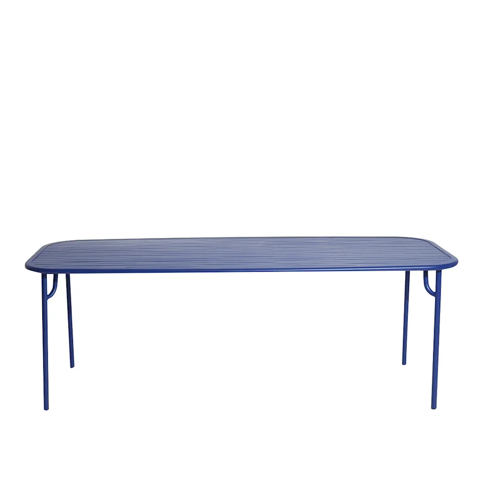 Week-End, Large Rectangular Table, Blue