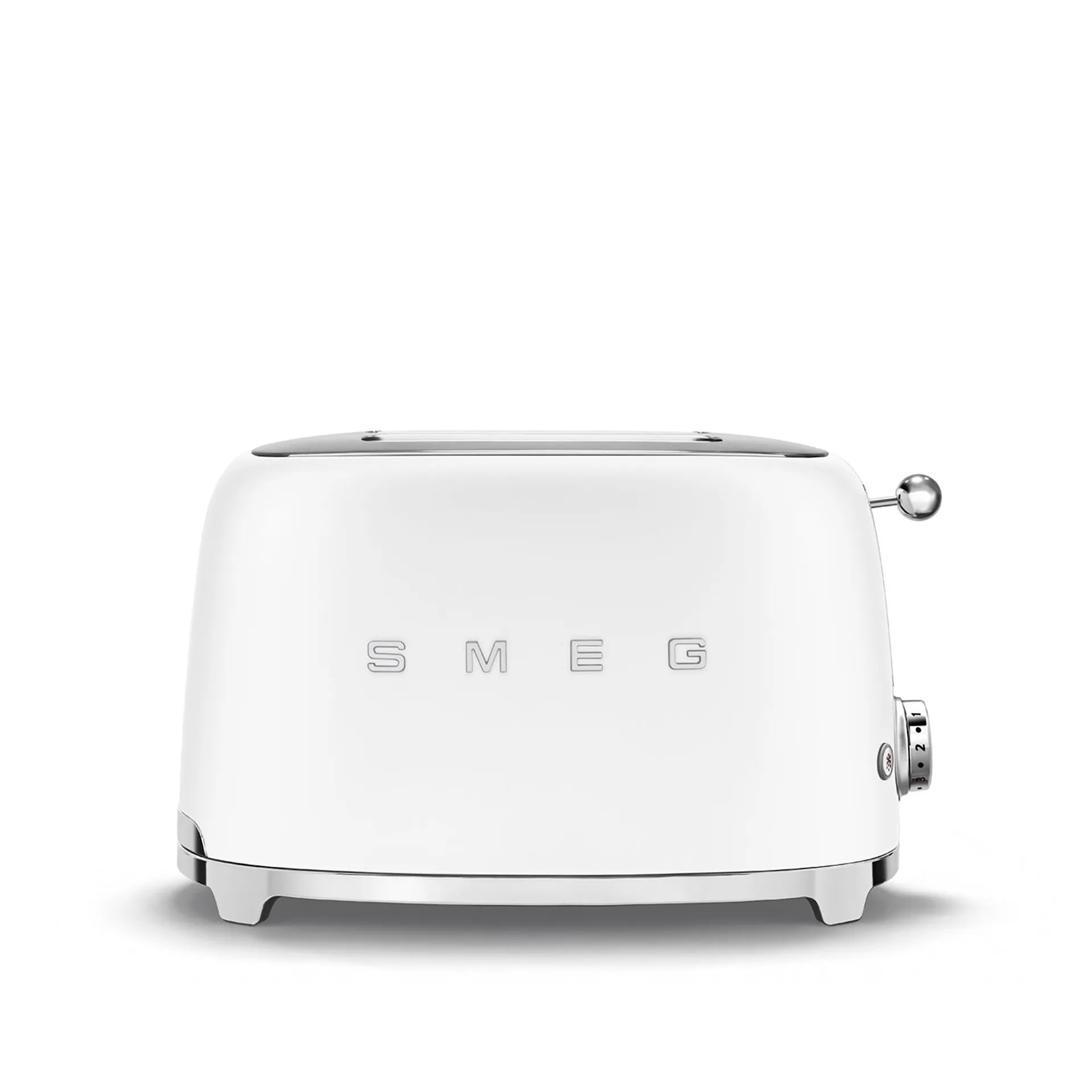 Smeg 2 Slice Toaster Matt White - Smeg - NO GA