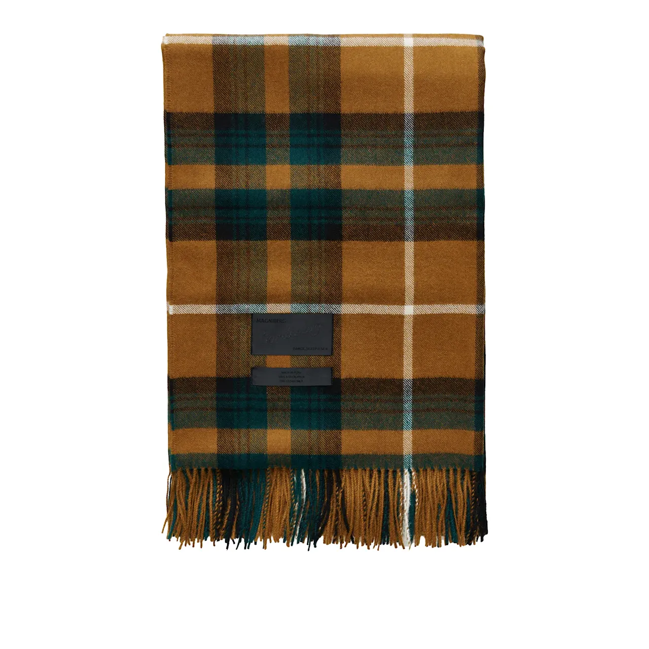 Queen Blanket - Machine Green Tartan