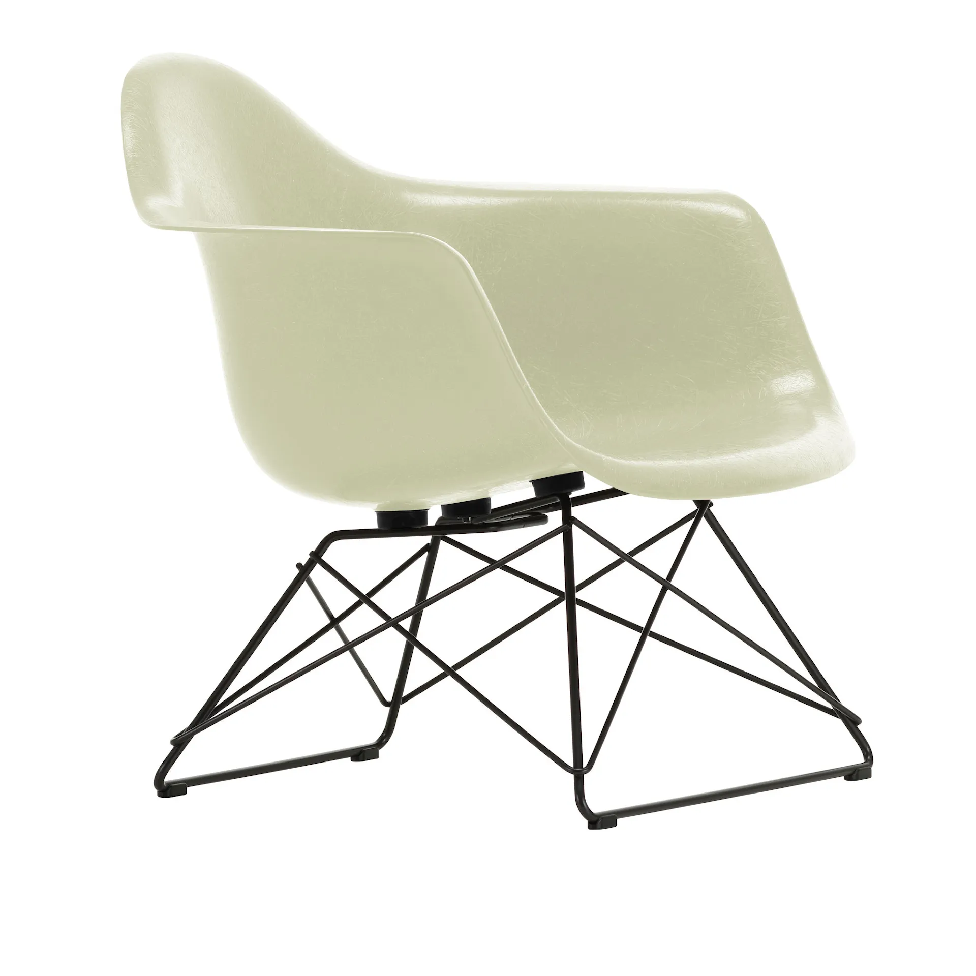 Eames Fiberglass Armchair LAR fåtölj Basic Dark - Vitra - Charles & Ray Eames - NO GA