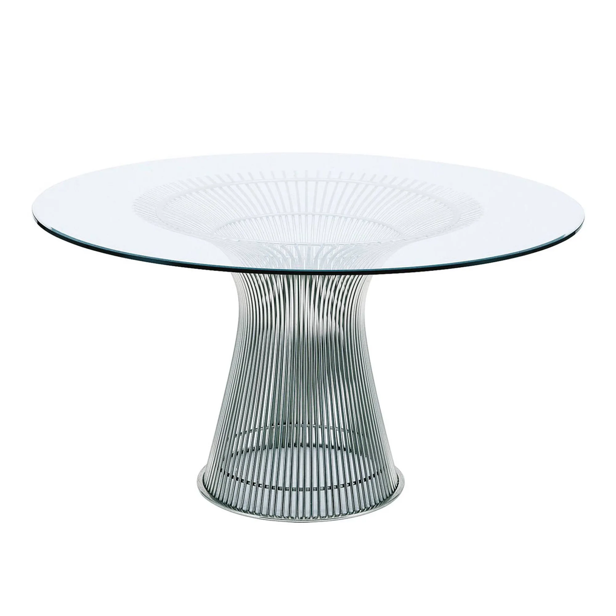 Platner matbord polerad nickel - 1