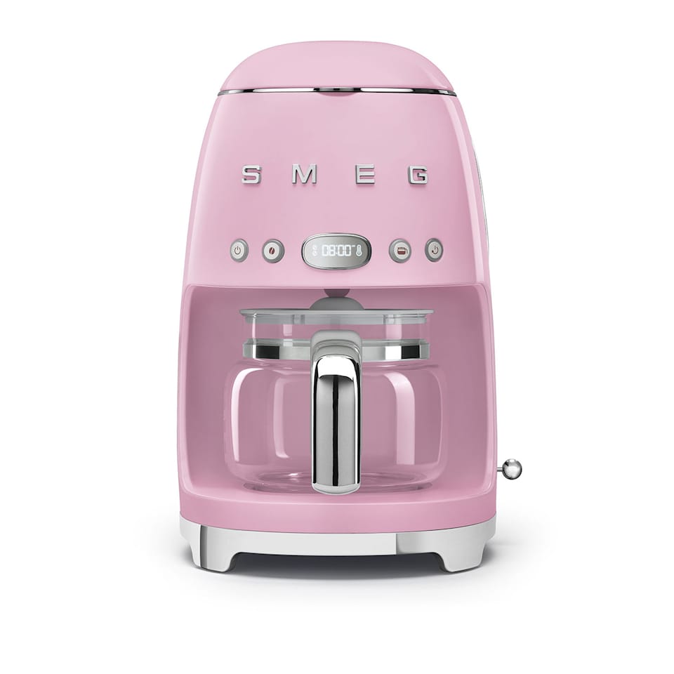 Smeg Drip Coffee Machine Pink
