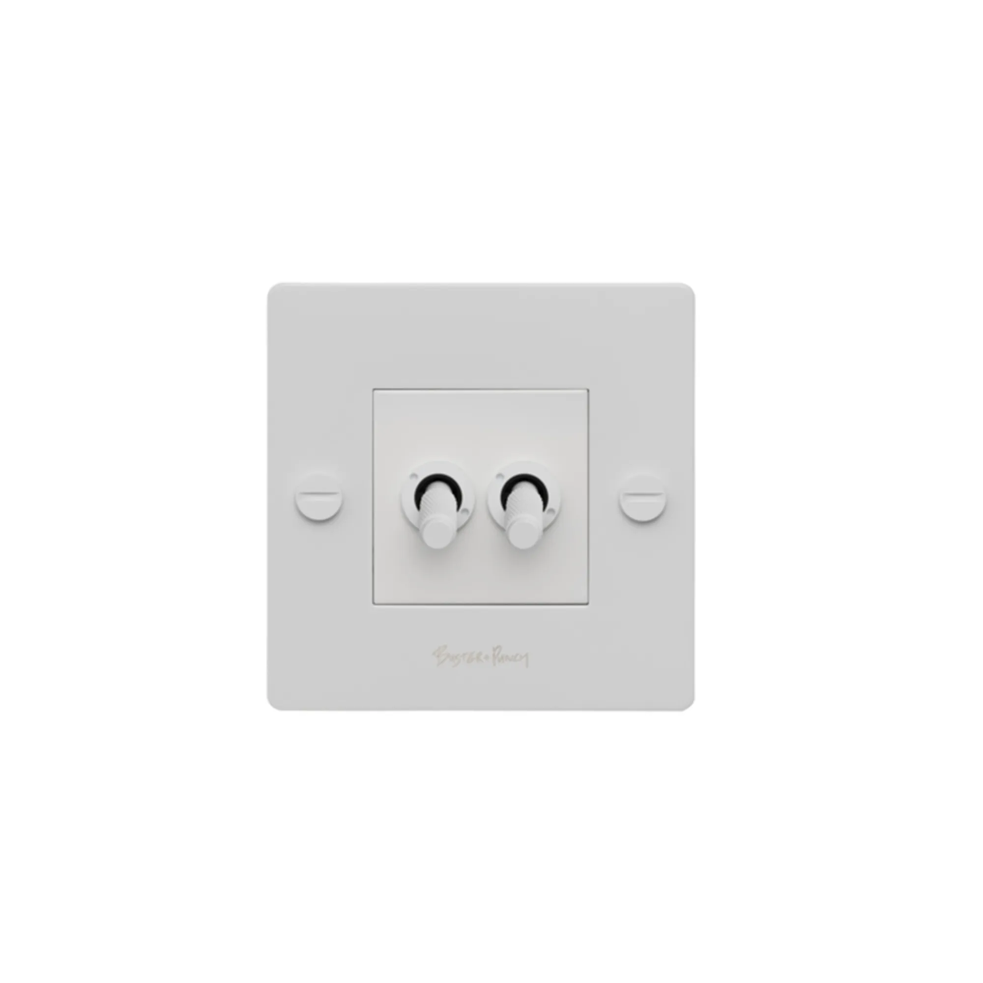 EU 1G Double Toggle Switch With Logo - 1