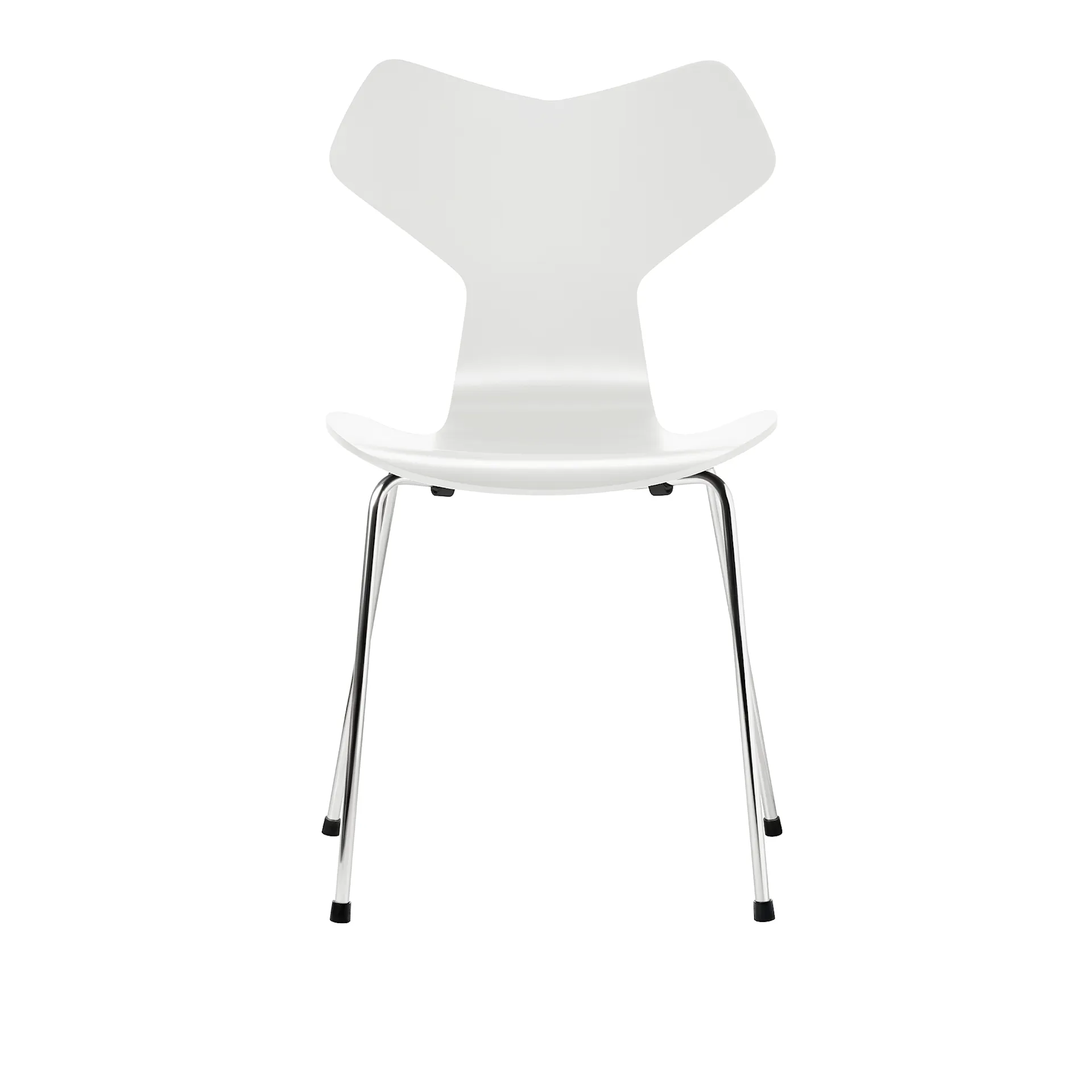 3130 Grand Prix stol Bokfanér Chrome - Fritz Hansen - Arne Jacobsen - NO GA