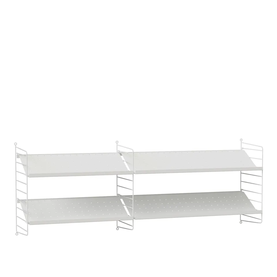 Hall hyllsystem I vit/vit