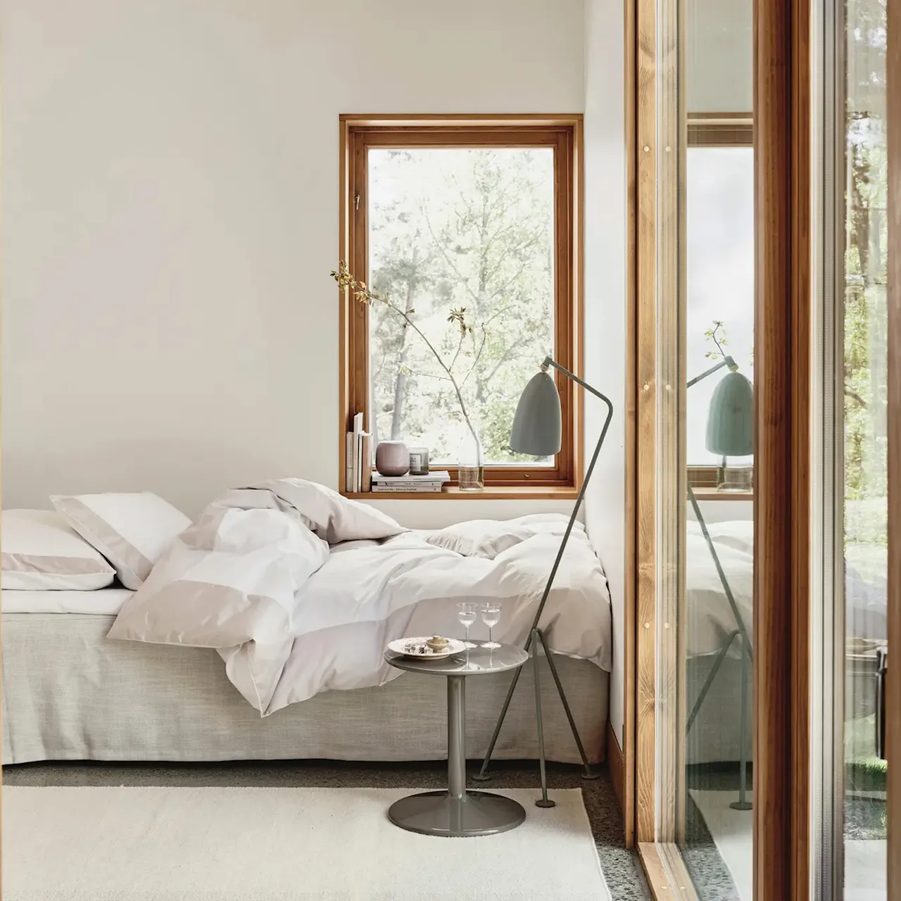 Venezia Linen Ivory sängkappa