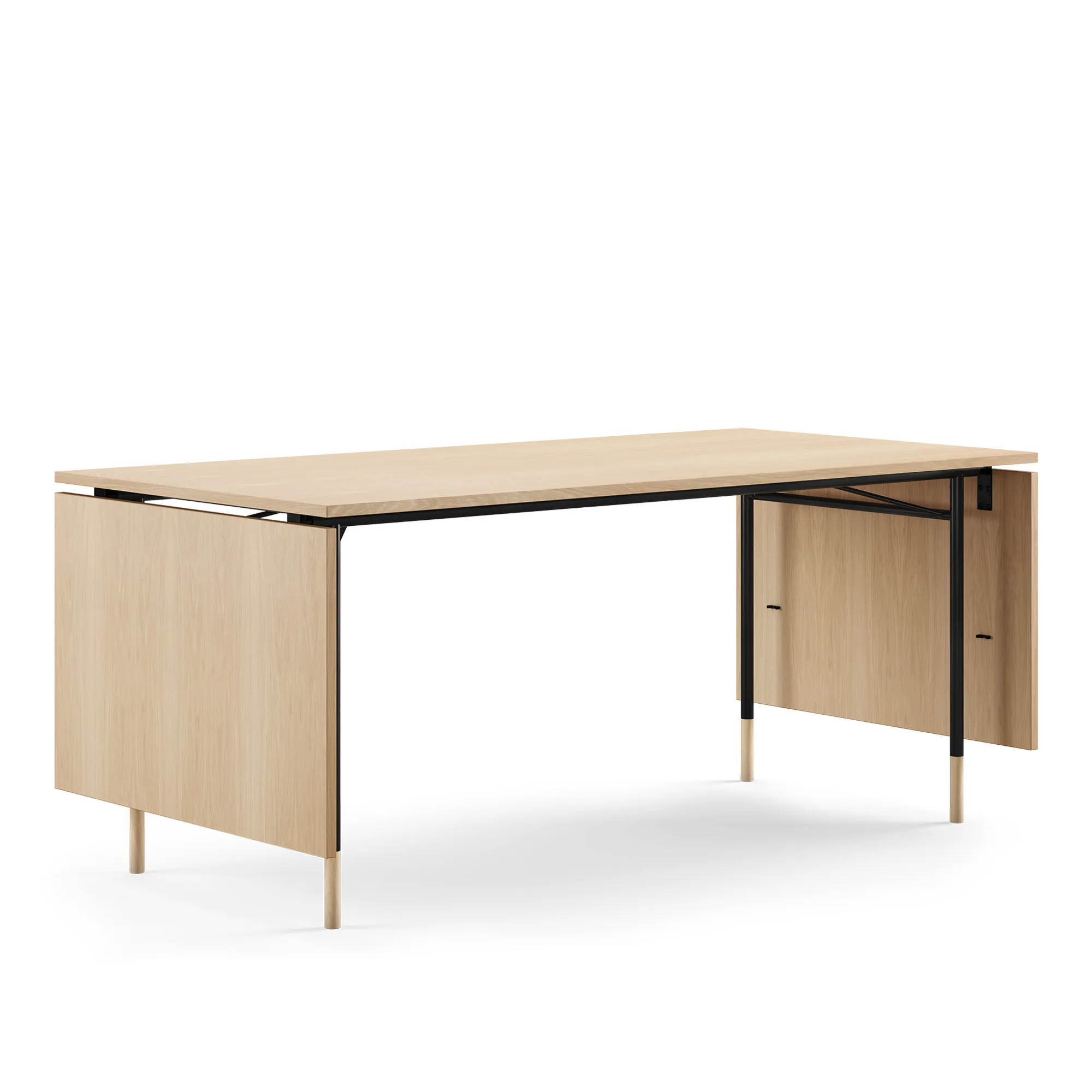 Nyhavn matbord med klaffar Clear oiled oak - 1