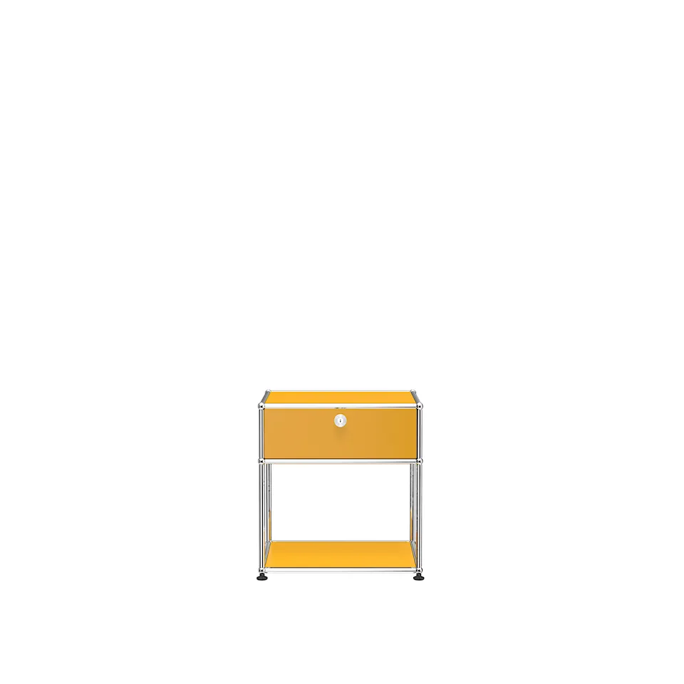 USM Haller 52 Side table, Golden Yellow