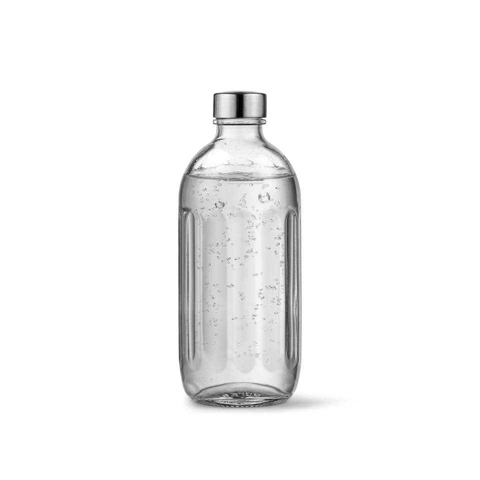 Glass Bottle For C Pro Polished Steel