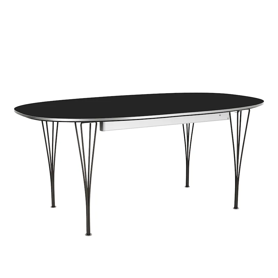 B619 Superellips utdragbart matbord 180–300 x 120 cm