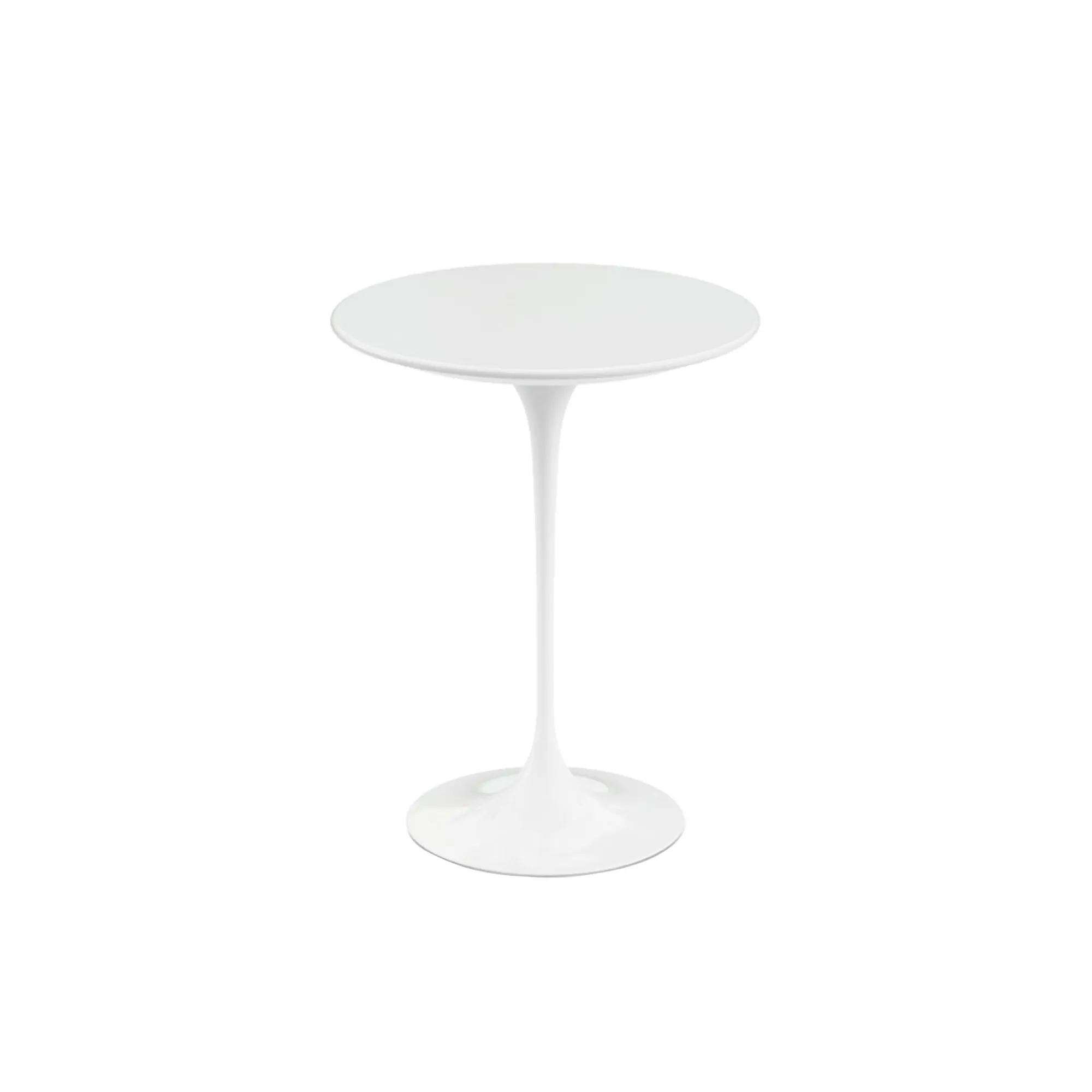 Saarinen Round sidobord Ø 41 cm White - 1