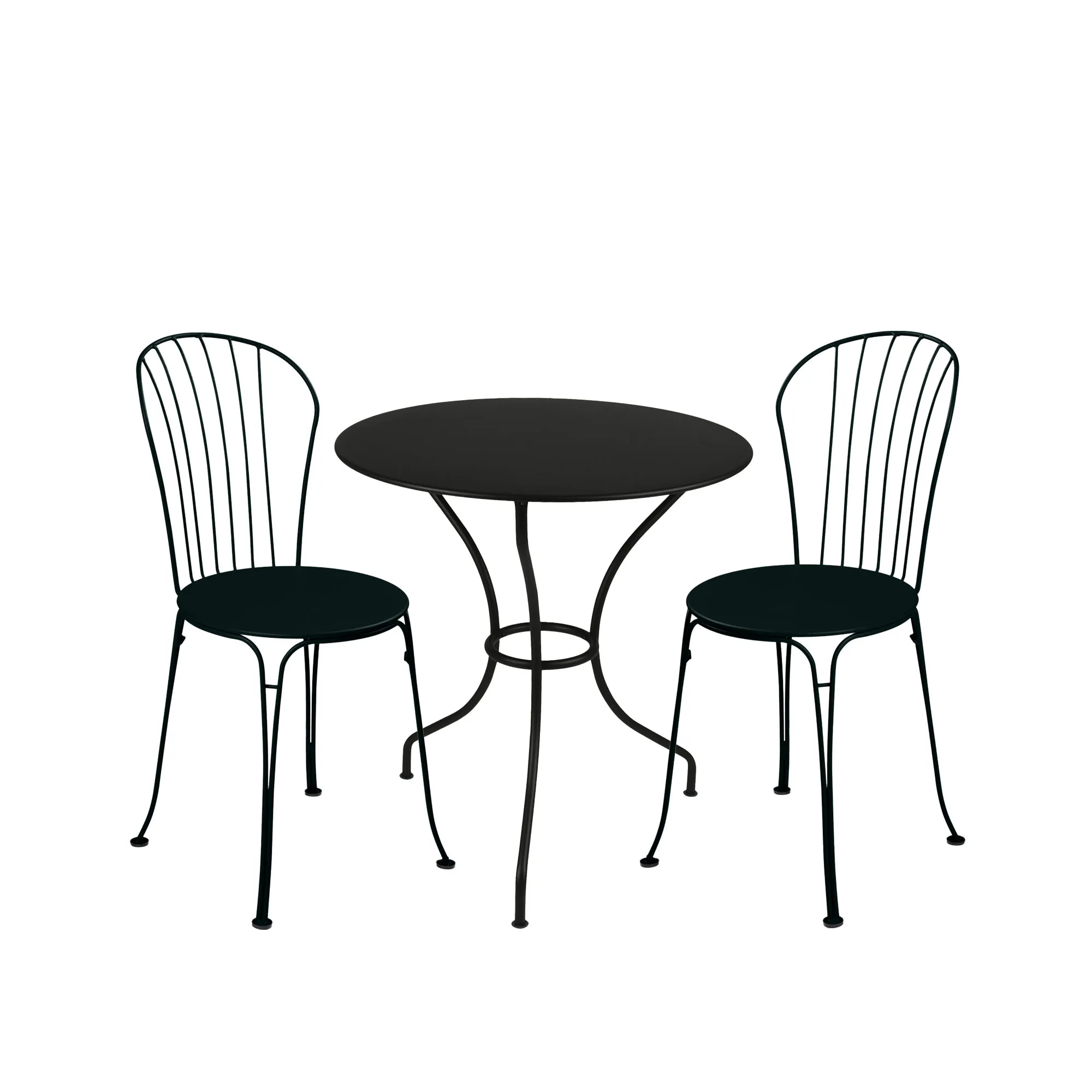 Opéra+ matgrupp pedestalbord Ø67cm & 2 stolar - 1