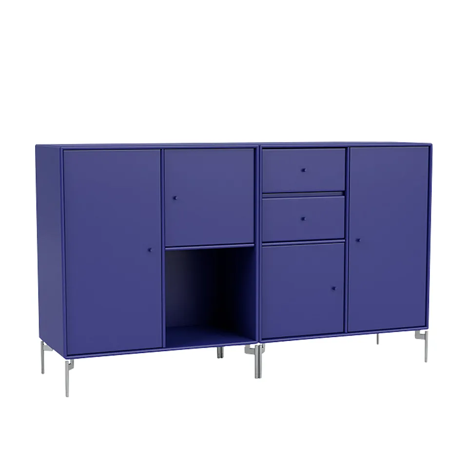 Couple Sideboard - Monarch / Matt Chrome Legs