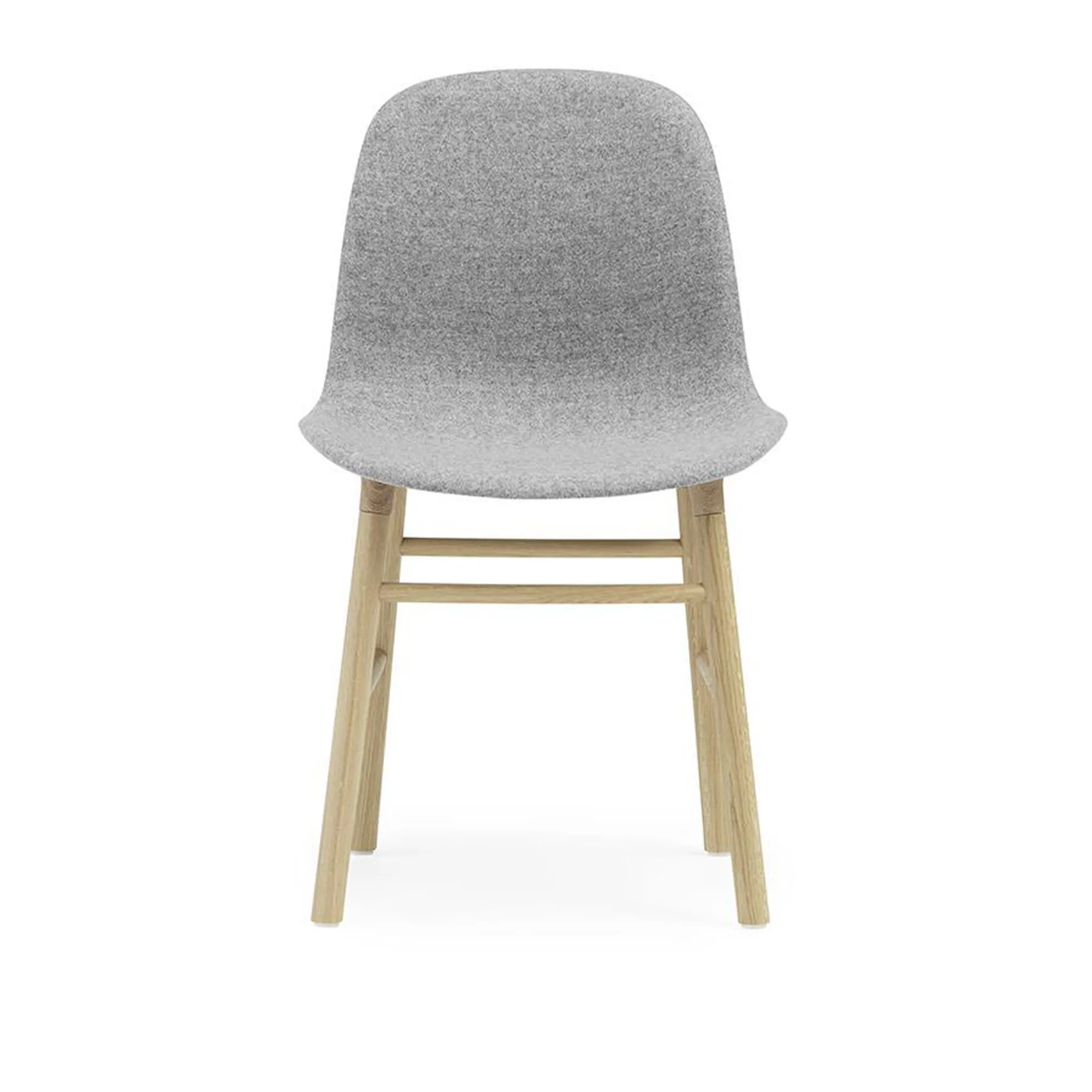 Form Chair Full Upholstery Oak - 1
