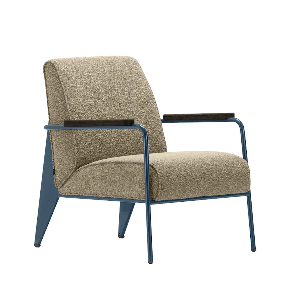 Fauteuil de Salon fåtölj Prouvé Bleu Dynastie