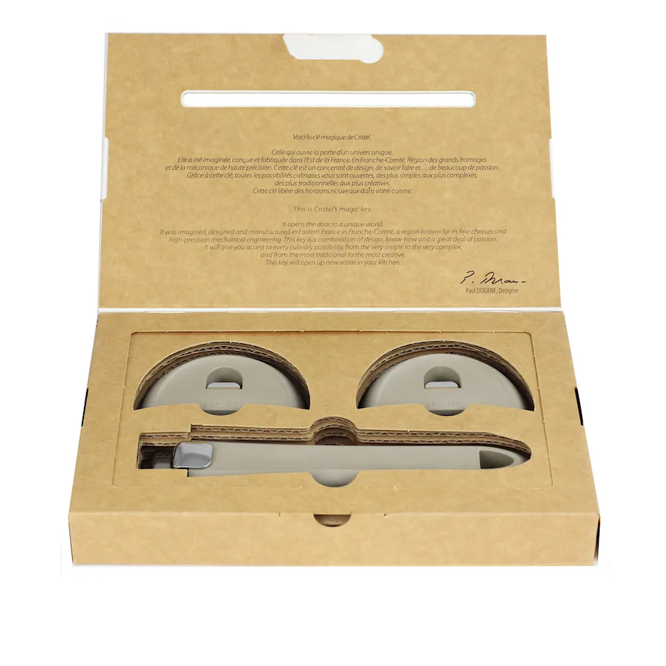 Mutine Removable Set 1 Handle And 2 Side Handles - Taupe