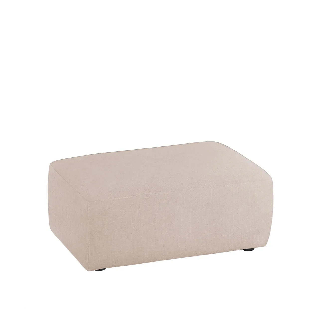 Brick ottoman fotpall ascot white 00