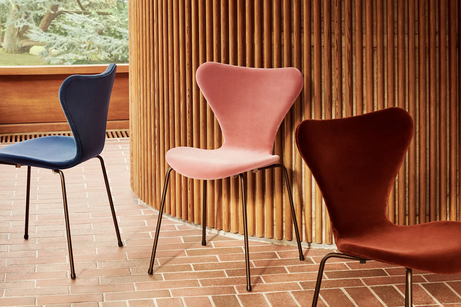 3107 Sjuan - Velvet Edition - Fritz Hansen - Arne Jacobsen - NO GA