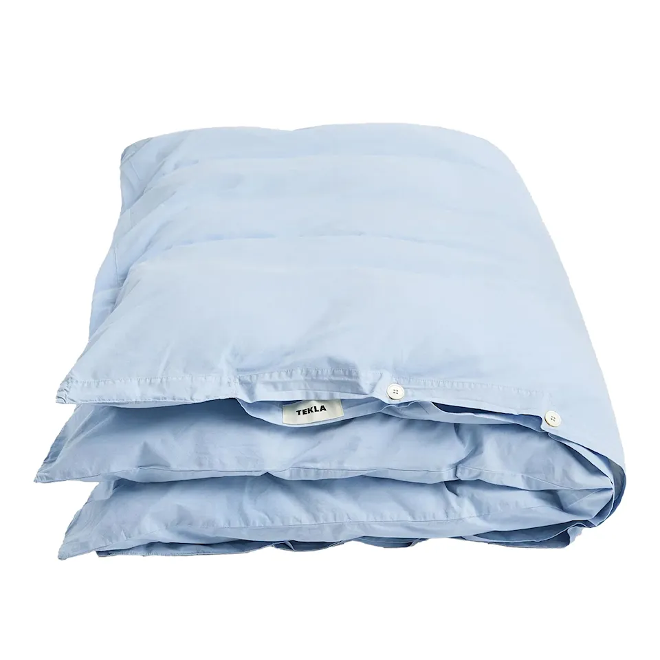 Percale Solid Morning Blue påslakan