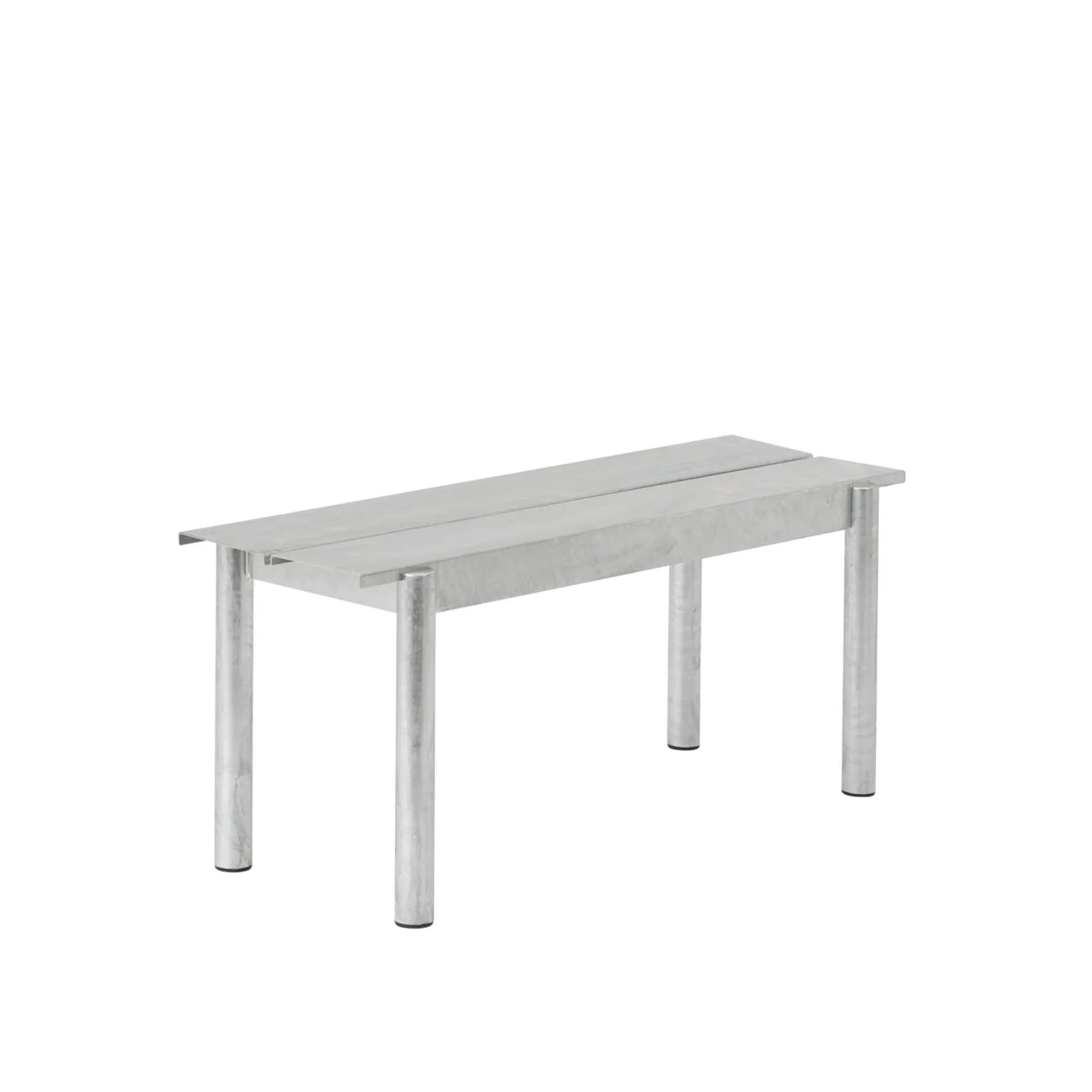 Linear steel bench 110cm - 1