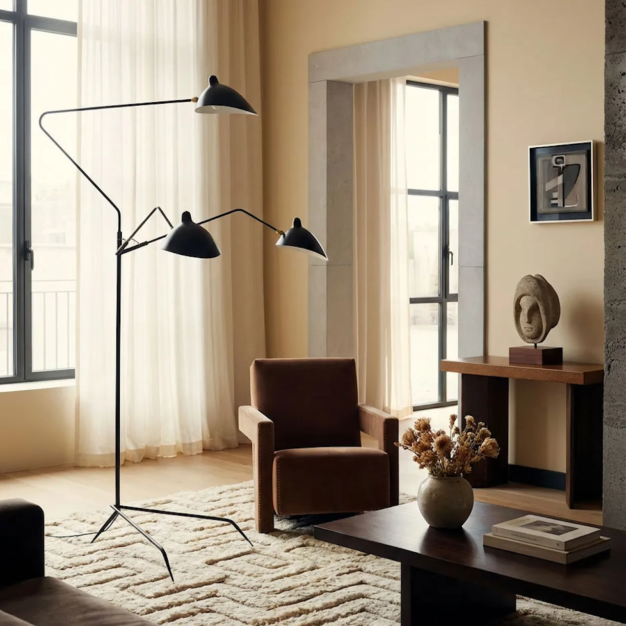 Lampadaire Three Arm golvlampa