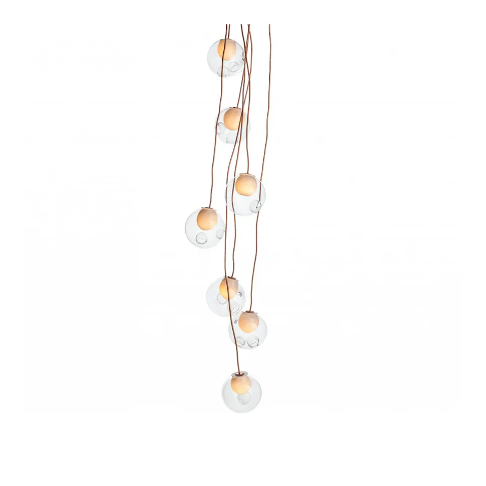 28.7c copper suspension pendant