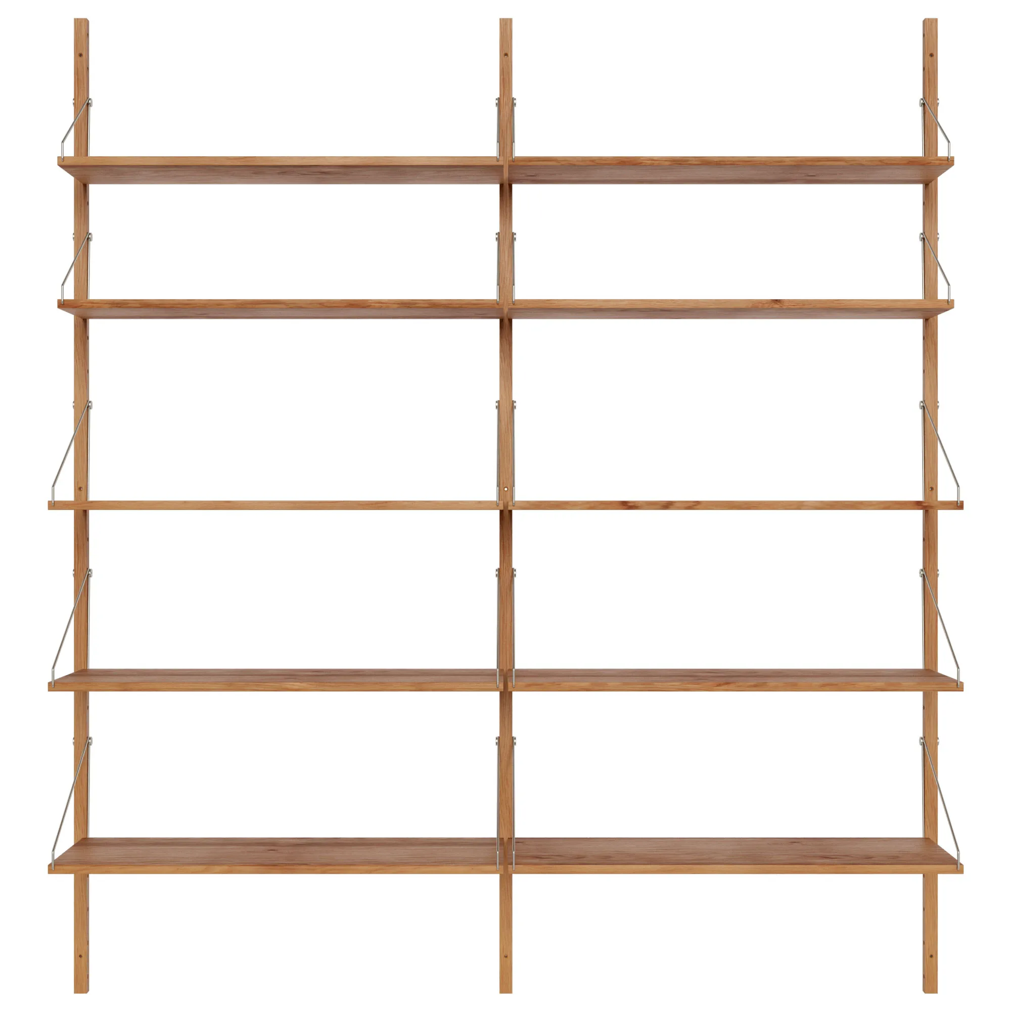 Shelf Library Double Section hyllsystem 185/80 - 1