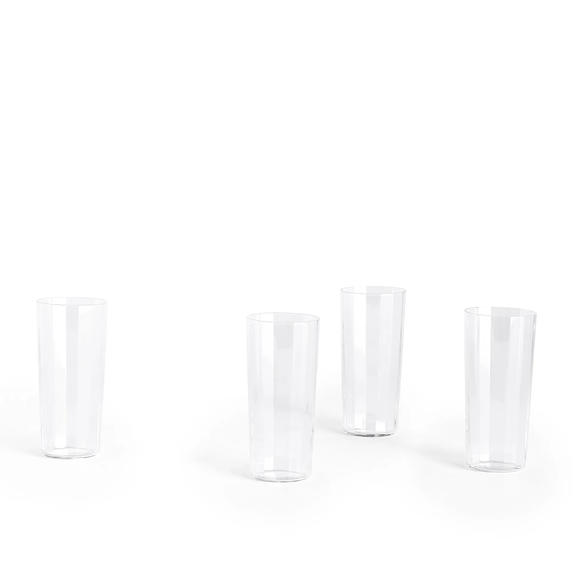 Angle långt  glas 4-pack 13 cm clear - HAY - NO GA