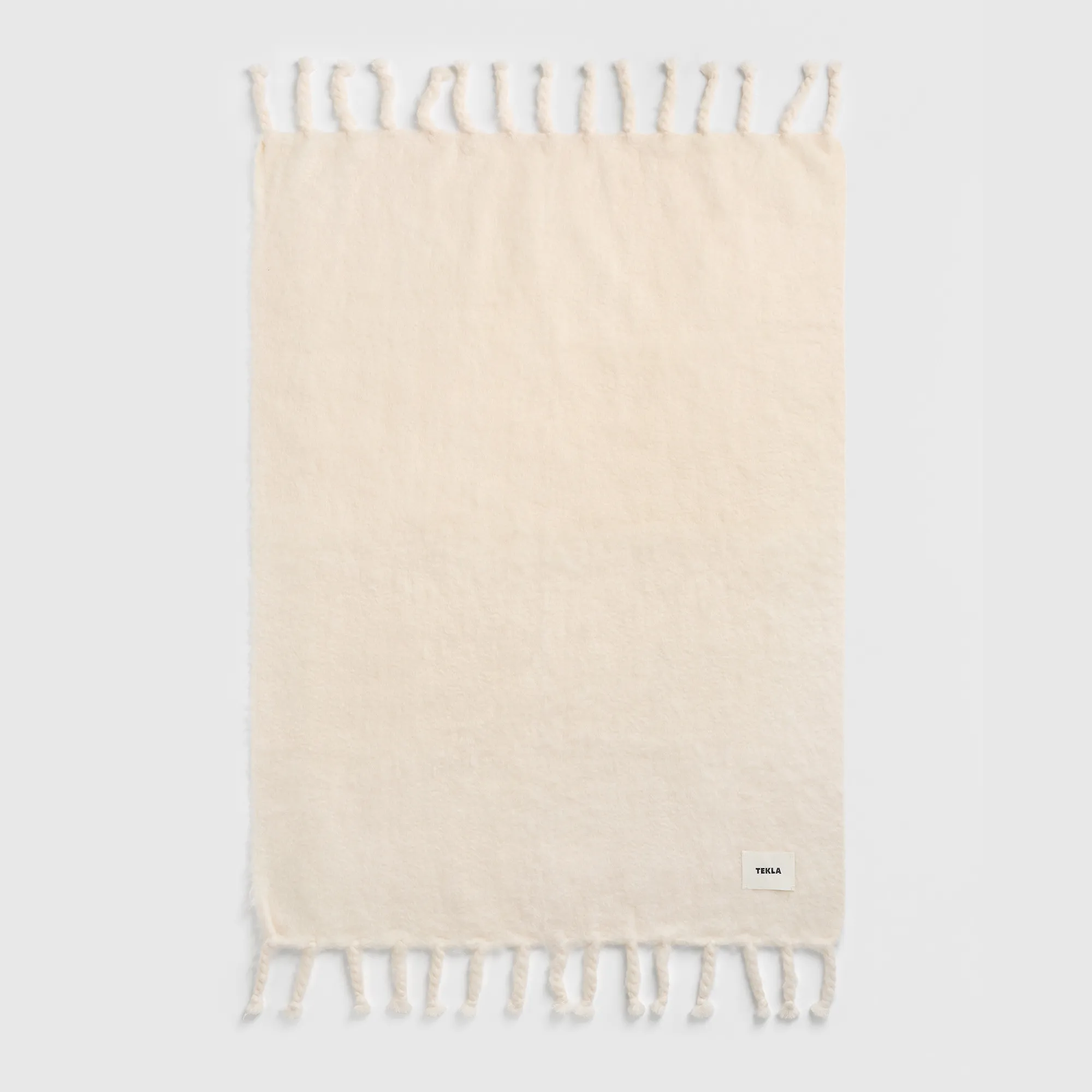 Mohair Ivory pläd - 3