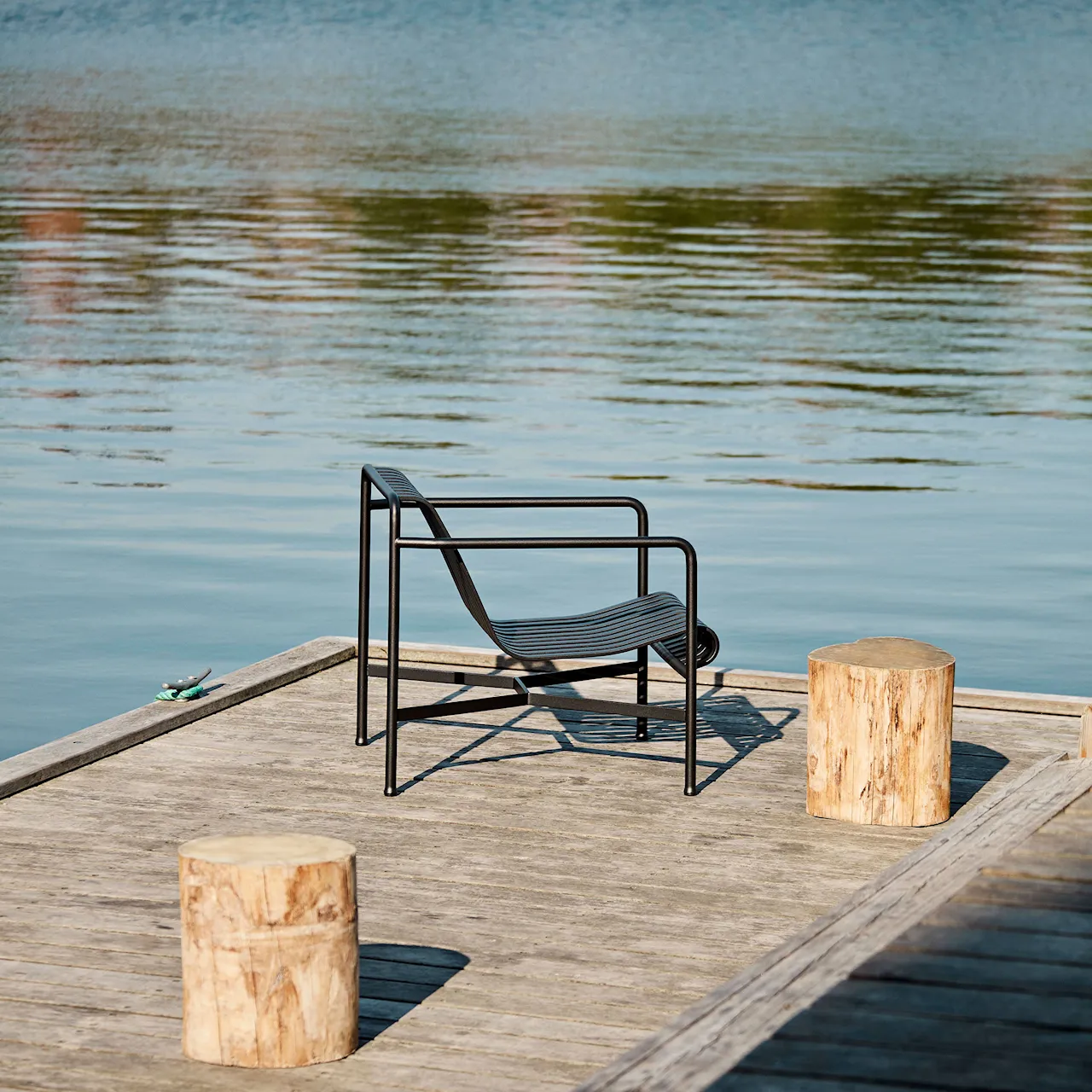 Palissade Lounge Chair Low - Sky Grey