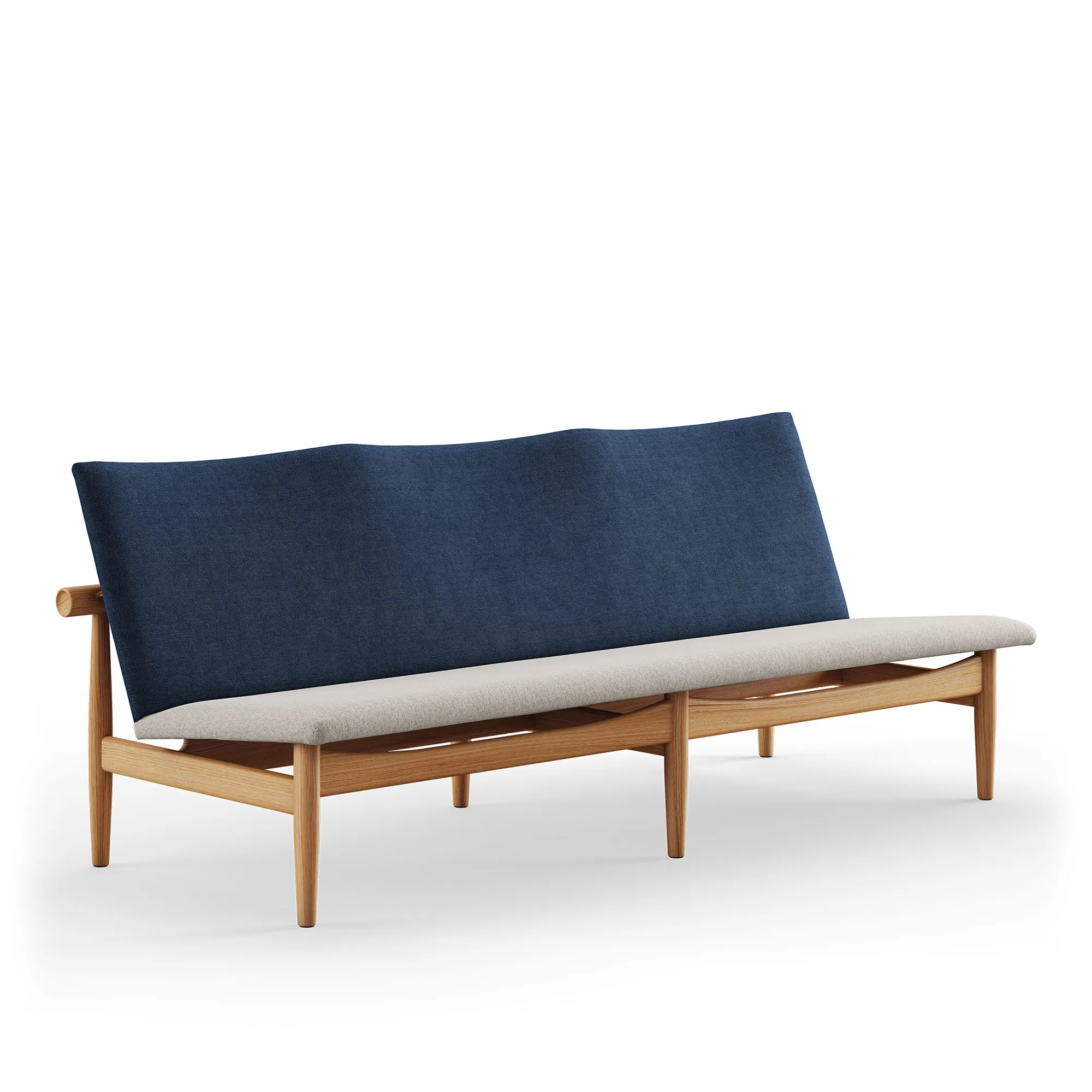 Japan soffa 3 sits Dark oiled oak - 1