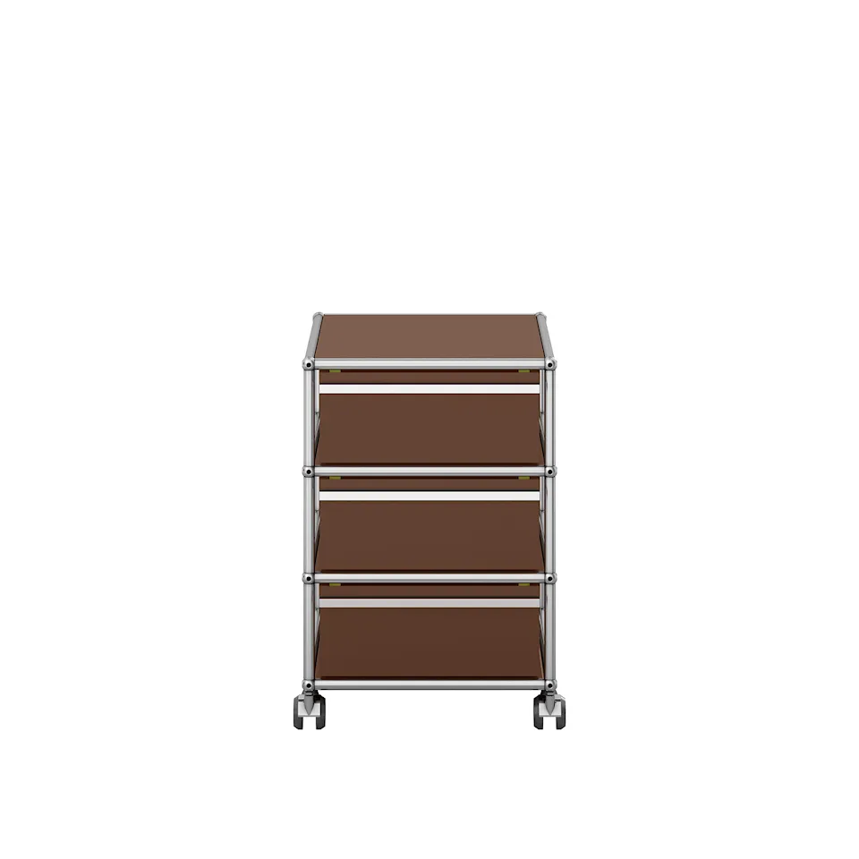 USM Haller 114 Mobile pedestal, USM Brown